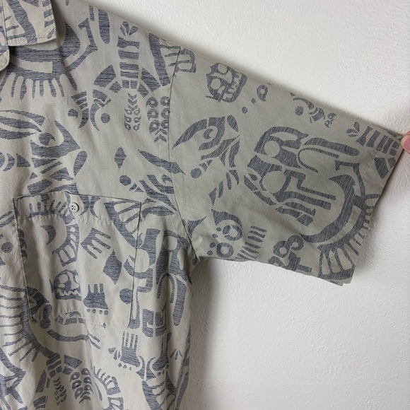 Vintage Levi’s Traditional Print Tropical Button Up Shirt Men’s Size Medium - Picture 2 of 5